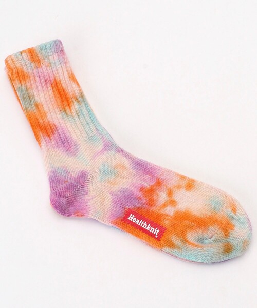 Healthknit（ヘルスニット）の「Healthknit/ヘルスニット タイダイ柄 ソックス（ソックス/靴下・メンズ・その他9・ﾌﾘ-）」の7枚目の写真