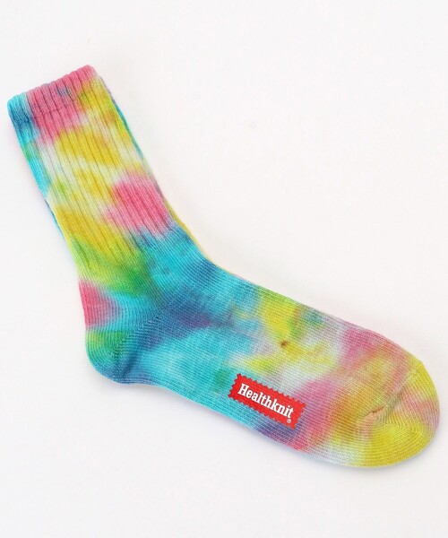 Healthknit（ヘルスニット）の「Healthknit/ヘルスニット タイダイ柄 ソックス（ソックス/靴下・メンズ・その他9・ﾌﾘ-）」の5枚目の写真