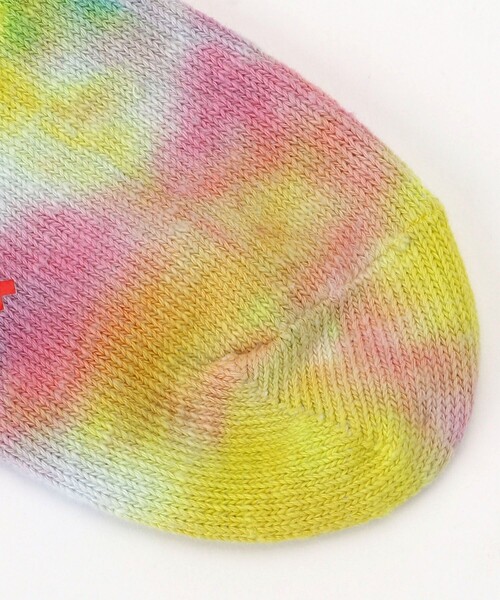 Healthknit（ヘルスニット）の「Healthknit/ヘルスニット タイダイ柄 ソックス（ソックス/靴下・メンズ・その他9・ﾌﾘ-）」の2枚目の写真