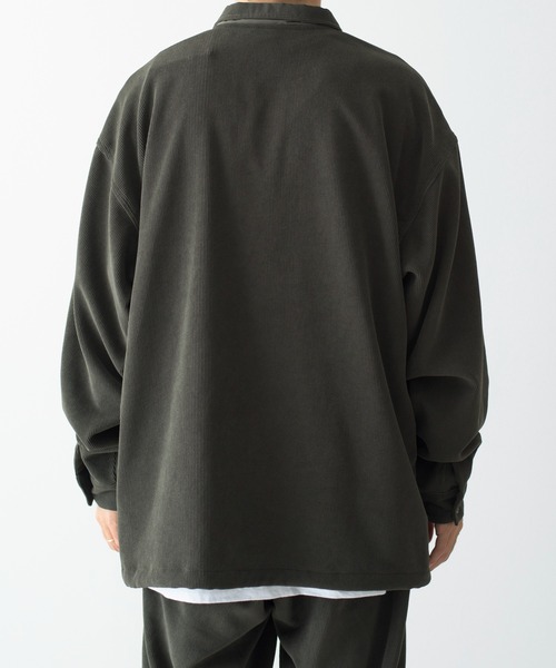 Abu Garcia　CORDUROY POLO SHIRT オリーブ　L And A（アンドエー）の「Abu Garcia アブガルシア / CORDUROY