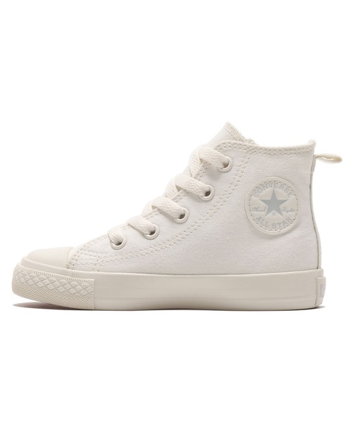 CONVERSE(コンバース)の「CONVERSE CHILD ALL STAR N WHITEPLUS Z HI / コンバース チャイルドオールスター N ホワイトプラス Z HI(スニーカー・キッズ・ホワイト・18.0cm/16.0cm/17.0cm/19.0cm/15.0cm)」の3枚目の写真
