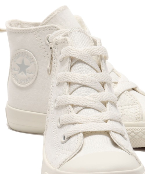 CONVERSE(コンバース)の「CONVERSE CHILD ALL STAR N WHITEPLUS Z HI / コンバース チャイルドオールスター N ホワイトプラス Z HI(スニーカー・キッズ・ホワイト・18.0cm/16.0cm/17.0cm/19.0cm/15.0cm)」の8枚目の写真