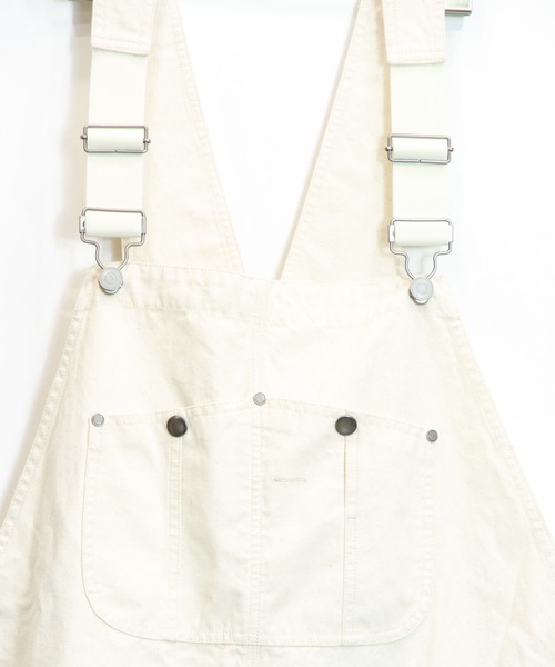 PERK GAPS（パークギャップス）の「PGｵｰﾊﾞｰｵｰﾙ（サロペット/オーバーオール・メンズ・ホワイト/ブラック・FREE）」の3枚目の写真