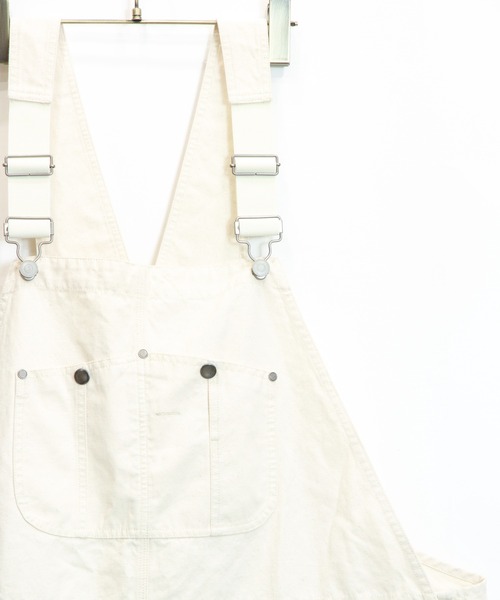 PERK GAPS（パークギャップス）の「PGｵｰﾊﾞｰｵｰﾙ（サロペット/オーバーオール・メンズ・ホワイト/ブラック・FREE）」の5枚目の写真