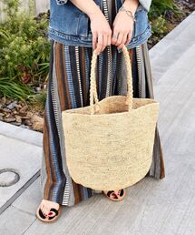 SHIPS（シップス）の「MUUN:ギンガムチェックかごバッグ（かごバッグ  