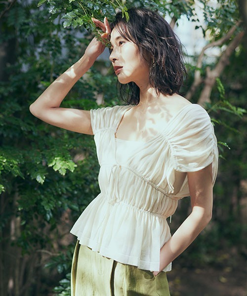 FRAY I.D（フレイアイディー）の「ティアードニットキャミset（ニット