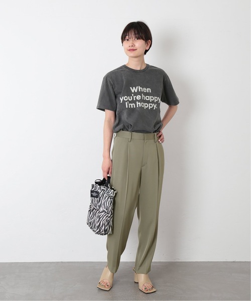 MIXTA(ミクスタ)の「【MIXTA/ミクスタ】別注 WHEN YOURE HAPPY IM HAPPY:Tシャツ◆(Tシャツ/カットソー・レディース・ナチュラル/ブラック・MEDIUM)」の10枚目の写真