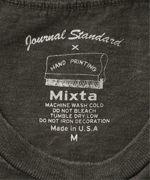 MIXTA(ミクスタ)の「【MIXTA/ミクスタ】別注 WHEN YOURE HAPPY IM HAPPY:Tシャツ◆(Tシャツ/カットソー・レディース・ナチュラル/ブラック・MEDIUM)」の18枚目の写真