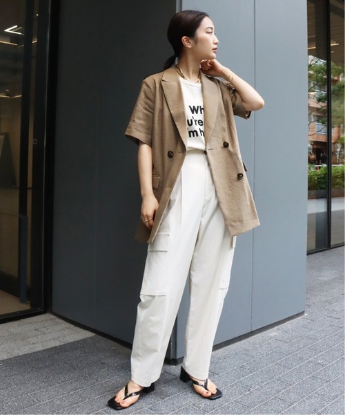 MIXTA(ミクスタ)の「【MIXTA/ミクスタ】別注 WHEN YOURE HAPPY IM HAPPY:Tシャツ◆(Tシャツ/カットソー・レディース・ナチュラル/ブラック・MEDIUM)」の5枚目の写真