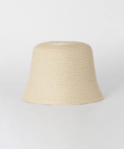 KBF(ケイビーエフ)の「ペーパーバケットHAT(ハット・レディース・ブラック/アイボリー・ONE)」の7枚目の写真