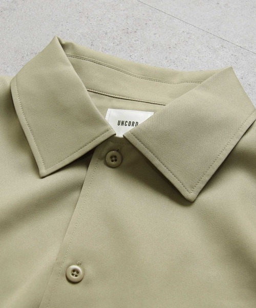 UNCORD（アンコード）の「【UNCORD】ストレッチBIG長袖シャツ＆ワイドショーツセットアップ/イージーケア（セットアップ・メンズ・ベージュ/カーキ/グレー/ブラック・MEDIUM/X-LARGE/LARGE）」の11枚目の写真