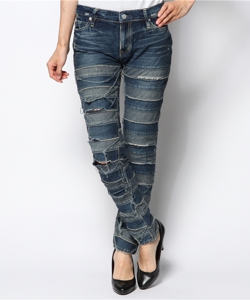 HYSTERIC GLAMOUR（ヒステリックグラマー）の「SP加工デニム 九分丈