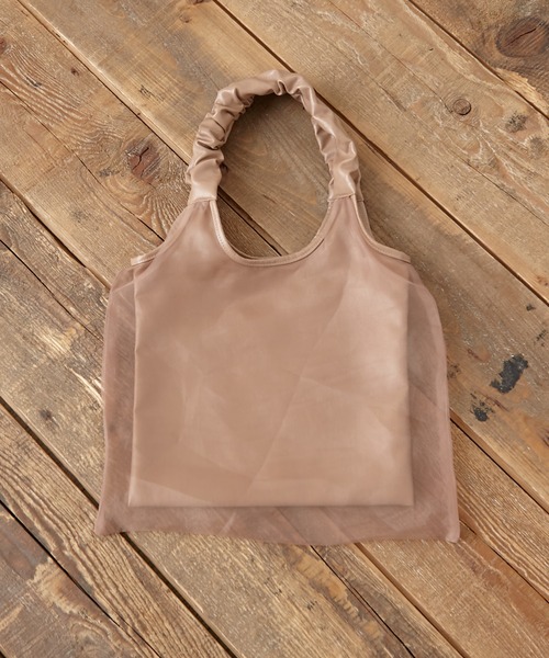 CIAOPANIC TYPY(チャオパニックティピー)の「ハンドルギャザーバッグ(トートバッグ・レディース・ブラウン/ベージュ/パープル・ONE SIZE)」の11枚目の写真