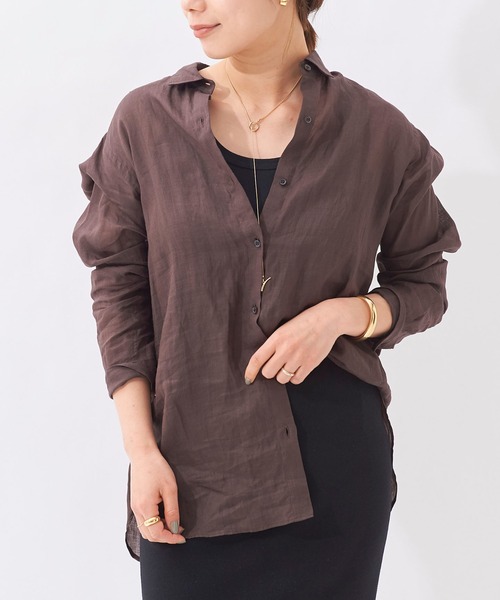plage（プラージュ）の「Ramieシアーシャツ◇（シャツ/ブラウス）」 - WEAR