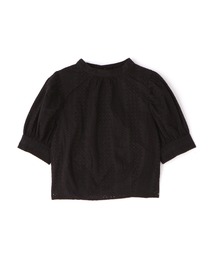 FREE'S MART | エンブロイダリーバックボタン半袖ブラウス(シャツ/ブラウス)