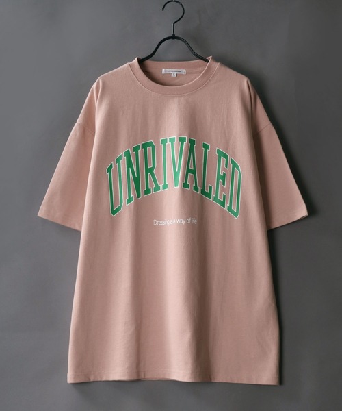 SITRY(シトリー)の「Heavy Weight College Print BIG T-shirt/ヘビーウェイト カレッジプリントビッグTシャツ(Tシャツ/カットソー・メンズ・ベージュ/オフホワイト/グリーン/ピンク/ブラック/ブルー・M/L)」の6枚目の写真