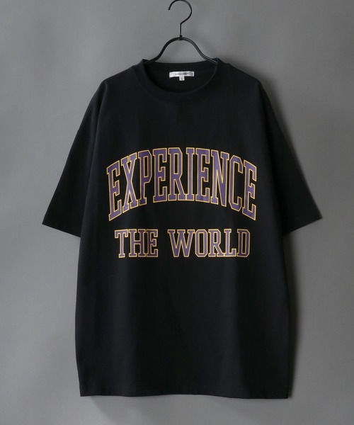 SITRY(シトリー)の「Heavy Weight College Print BIG T-shirt/ヘビーウェイト カレッジプリントビッグTシャツ(Tシャツ/カットソー・メンズ・ベージュ/オフホワイト/グリーン/ピンク/ブラック/ブルー・M/L)」の3枚目の写真