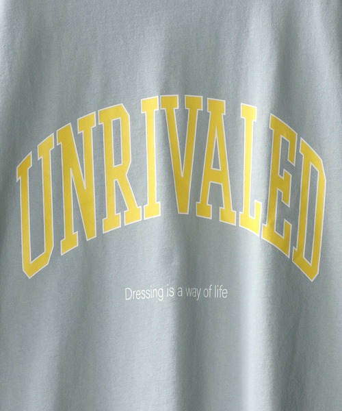 SITRY(シトリー)の「Heavy Weight College Print BIG T-shirt/ヘビーウェイト カレッジプリントビッグTシャツ(Tシャツ/カットソー・メンズ・ベージュ/オフホワイト/グリーン/ピンク/ブラック/ブルー・M/L)」の14枚目の写真