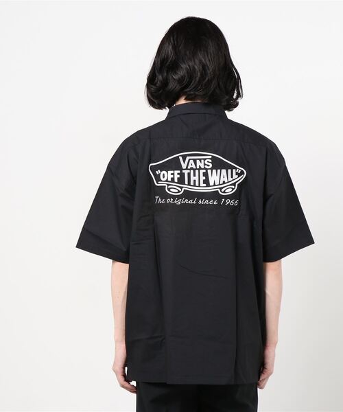 VANS ヴァンズ M VANS ZIP BOWLING SHIRT 121H1060400 BLACK（シャツ/ブラウス）｜VANS（バンズ）のファッション通販 ZOZOTOWN