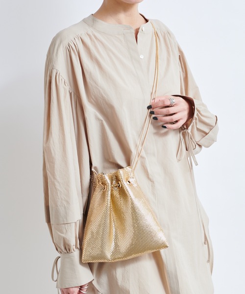 DouDou(ドゥドゥ)の「チェーンポシェット(ショルダーバッグ・レディース・シルバー/ゴールド・FREE)」の5枚目の写真