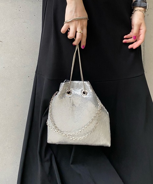 DouDou(ドゥドゥ)の「チェーンポシェット(ショルダーバッグ・レディース・シルバー/ゴールド・FREE)」の11枚目の写真