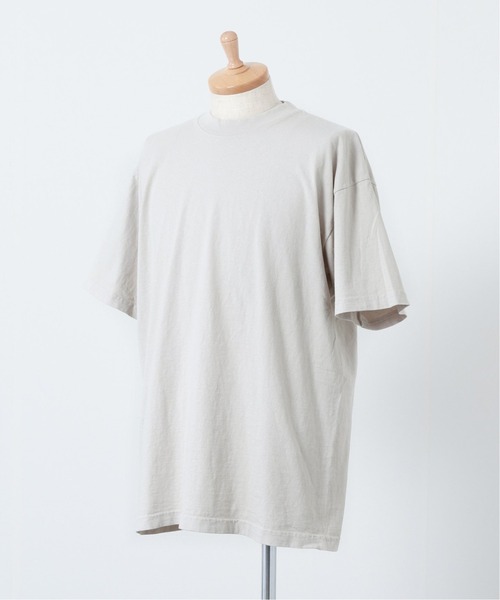 LOS ANGELES APPAREL(ロサンゼルスアパレル)の「【LA APPAREL / ロサンゼルスアパレル】6.5OZ GARMENT DYE CREW NECK T-SHIRT(Tシャツ/カットソー・メンズ・ホワイト/ブラック/イエロー/ライトブルー/グレー/ライトイエロー・MEDIUM/LARGE/XX-LARGE/X-LARGE)」の4枚目の写真