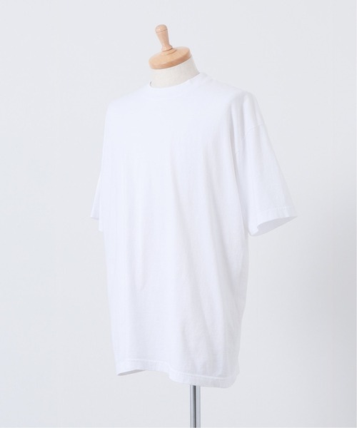 LOS ANGELES APPAREL(ロサンゼルスアパレル)の「【LA APPAREL / ロサンゼルスアパレル】6.5OZ GARMENT DYE CREW NECK T-SHIRT(Tシャツ/カットソー・メンズ・ホワイト/ブラック/イエロー/ライトブルー/グレー/ライトイエロー・MEDIUM/LARGE/XX-LARGE/X-LARGE)」の2枚目の写真