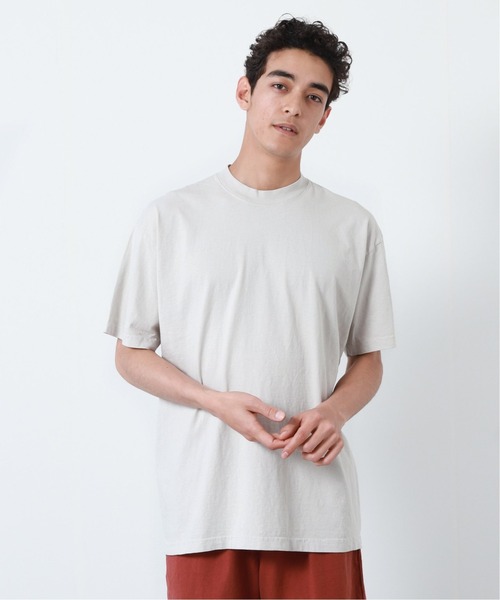 LOS ANGELES APPAREL(ロサンゼルスアパレル)の「【LA APPAREL / ロサンゼルスアパレル】6.5OZ GARMENT DYE CREW NECK T-SHIRT(Tシャツ/カットソー・メンズ・ホワイト/ブラック/イエロー/ライトブルー/グレー/ライトイエロー・MEDIUM/LARGE/XX-LARGE/X-LARGE)」の15枚目の写真