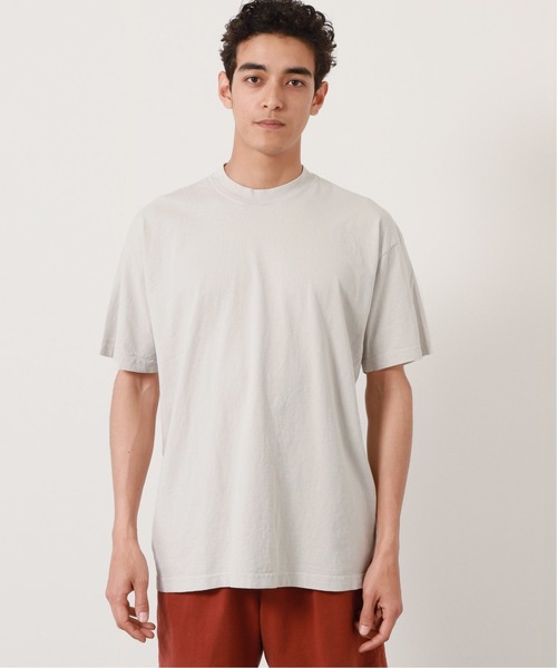LOS ANGELES APPAREL(ロサンゼルスアパレル)の「【LA APPAREL / ロサンゼルスアパレル】6.5OZ GARMENT DYE CREW NECK T-SHIRT(Tシャツ/カットソー・メンズ・ホワイト/ブラック/イエロー/ライトブルー/グレー/ライトイエロー・MEDIUM/LARGE/XX-LARGE/X-LARGE)」の10枚目の写真