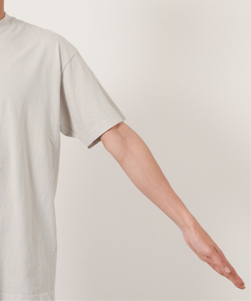 LOS ANGELES APPAREL(ロサンゼルスアパレル)の「【LA APPAREL / ロサンゼルスアパレル】6.5OZ GARMENT DYE CREW NECK T-SHIRT(Tシャツ/カットソー・メンズ・ホワイト/ブラック/イエロー/ライトブルー/グレー/ライトイエロー・MEDIUM/LARGE/XX-LARGE/X-LARGE)」の8枚目の写真