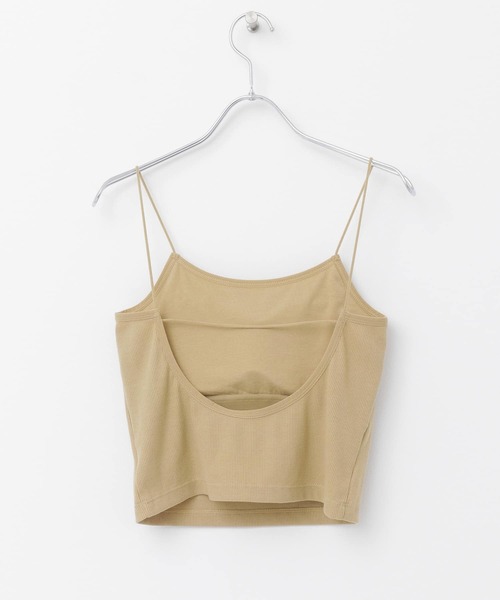 KBF（ケイビーエフ）の「バックオープンブラキャミソール（キャミソール・レディース・ブラック/ベージュ/アイボリー・38/36）」の9枚目の写真