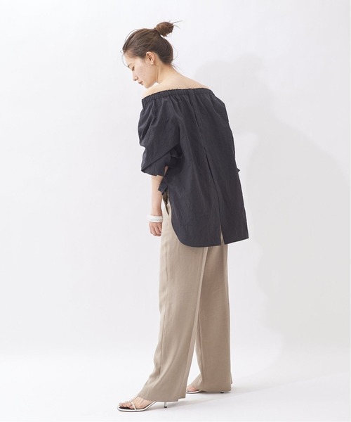 plage（プラージュ）の「《VERY6月号掲載》washable linen パンツ2◆（その他パンツ・レディース・ブラック/ベージュ・38/36/34/32）」の17枚目の写真