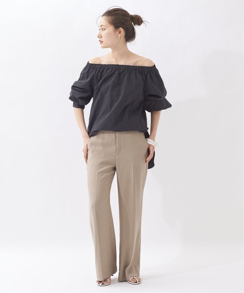 plage（プラージュ）の「《VERY6月号掲載》washable linen パンツ2◆（その他パンツ・レディース・ブラック/ベージュ・38/36/34/32）」の18枚目の写真