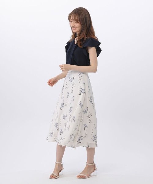 BE RADIANCE（ビーラディエンス）の「パール付きフリルブラウス（シャツ/ブラウス・レディース・オフホワイト/ピンク/ネイビー・FREE）」の21枚目の写真