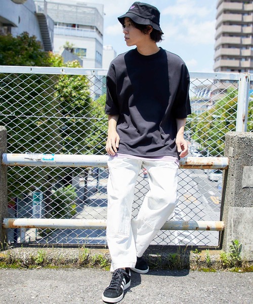 MONO-MART（モノマート）の「ワッフルレイヤードオーバーロングタンクトップ（タンクトップ・メンズ・ブラック/ベージュ/ネイビー/カーキ/アイボリー/ヘザーグレー/グリーン系その他/ブルー系その他/パープル系その他/チャコール・S/M/L）」の18枚目の写真