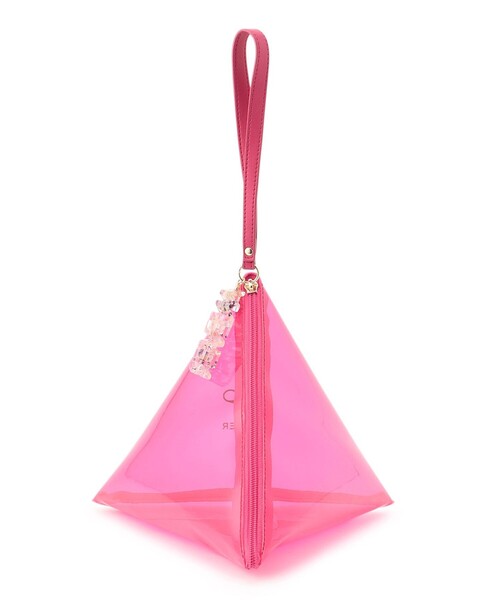 ANEVER（アンエバー）の「【ASTER】ANEVERロゴ ピラミッド ポーチ（ハンドバッグ・レディース・ホワイト系/グレー系/グリーン系/ネイビー系/ブルー系/イエロー系/ピンク系/ローズ系・F）」の14枚目の写真