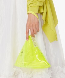 ANEVER | 平手友梨奈さん着用【ASTER】ANEVERロゴ ピラミッド ポーチ(ハンドバッグ)