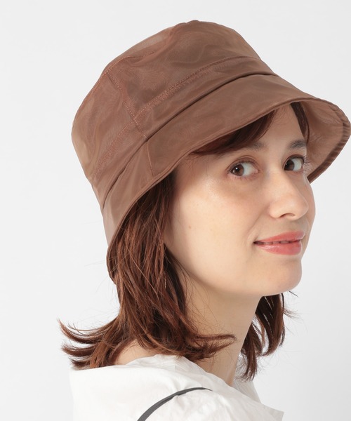 studio CLIP（スタディオクリップ）の「オーガンジーハット（ハット・レディース・ブラウン/グレー/ブラック・FREE）」の3枚目の写真