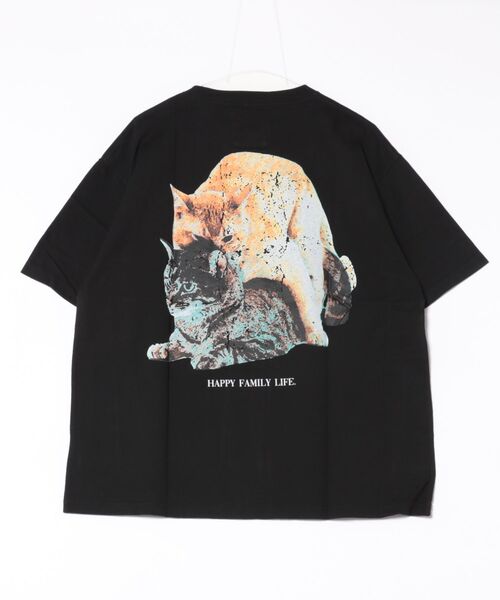 THE Nookie（ザヌーキー）の「/THE nookie/CAT T-SH（Tシャツ/カットソー・メンズ・ホワイト/ライトグレー/ブラック・FREE）」の4枚目の写真