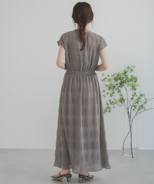 SENSE OF PLACE by URBAN RESEARCH（センスオブプレイスバイアーバンリサーチ）の「マジョリカプリーツウエストマークワンピース（ワンピース・レディース・ミント/ブラック/グレー・ONE）」の19枚目の写真