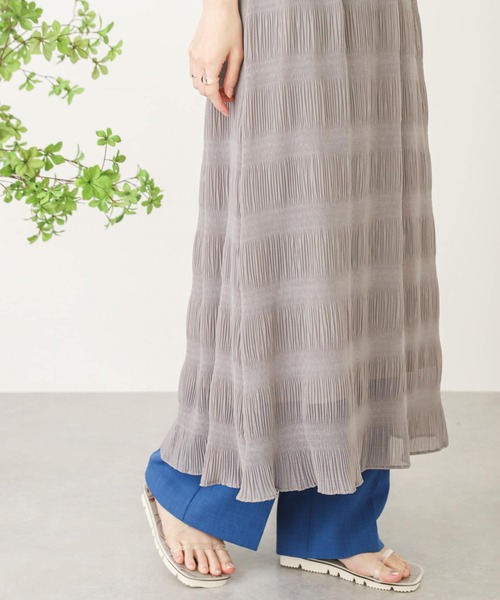 SENSE OF PLACE by URBAN RESEARCH（センスオブプレイスバイアーバンリサーチ）の「マジョリカプリーツウエストマークワンピース（ワンピース・レディース・ミント/ブラック/グレー・ONE）」の15枚目の写真