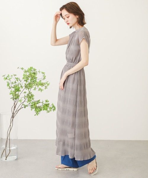 SENSE OF PLACE by URBAN RESEARCH（センスオブプレイスバイアーバンリサーチ）の「マジョリカプリーツウエストマークワンピース（ワンピース・レディース・ミント/ブラック/グレー・ONE）」の11枚目の写真