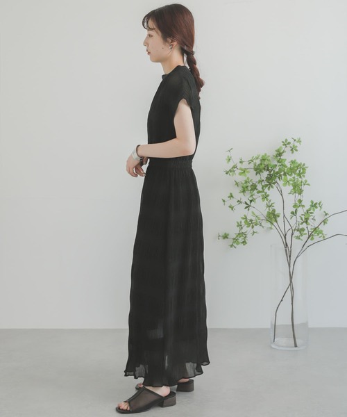 SENSE OF PLACE by URBAN RESEARCH（センスオブプレイスバイアーバンリサーチ）の「マジョリカプリーツウエストマークワンピース（ワンピース・レディース・ミント/ブラック/グレー・ONE）」の12枚目の写真