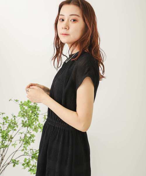 SENSE OF PLACE by URBAN RESEARCH（センスオブプレイスバイアーバンリサーチ）の「マジョリカプリーツウエストマークワンピース（ワンピース・レディース・ミント/ブラック/グレー・ONE）」の21枚目の写真