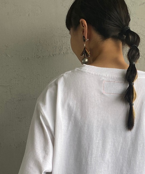 UNIVERSAL OVERALL（ユニバーサルオーバーオール）の「[UNIVERSAL OVERALL/ユニバーサルオーバーオール] 別注 カバーオールポケットＴシャツ（Tシャツ/カットソー・レディース・ホワイト系その他/ブラック系その他/ホワイト系その他2/サックスブルー系・S/M/L/XL）」の15枚目の写真