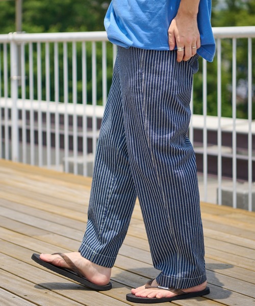 CIAOPANIC TYPY（チャオパニックティピー）の「アソート柄イージーパンツ（スラックス・メンズ・ネイビー/アイボリー/チャコールグレー/グリーン・M/L）」の4枚目の写真