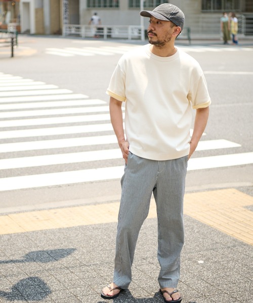 CIAOPANIC TYPY（チャオパニックティピー）の「アソート柄イージーパンツ（スラックス・メンズ・ネイビー/アイボリー/チャコールグレー/グリーン・M/L）」の10枚目の写真