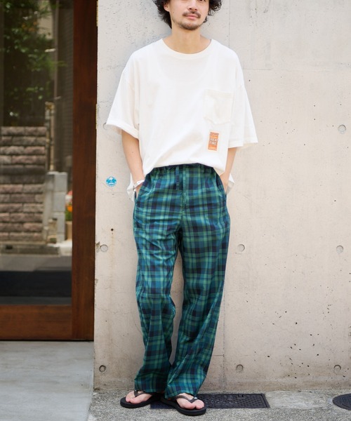 CIAOPANIC TYPY（チャオパニックティピー）の「アソート柄イージーパンツ（スラックス・メンズ・ネイビー/アイボリー/チャコールグレー/グリーン・M/L）」の16枚目の写真