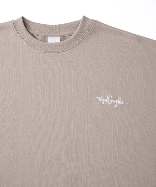 Mark Gonzales(マーク・ゴンザレス)の「【セットアップ】Mark Gonzales/マークゴンザレス MONO-MART別注 エフォートレス ラウンジセットアップ /ロゴ刺繍 オーバーサイズプルオーバースウェット&スウェットパンツ ワンマイルウェア(ルームウェア/パジャマ・メンズ・グレイッシュベージュ/アッシュブラウン/ブラック/杢グレー/バーガンディー/オフホワイト/ダークグレー・M/L/XL)」の8枚目の写真