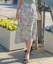 31 Sons de mode | 配色刺繍アシメスカート(スカート)